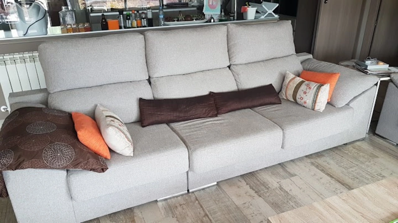 Sofá Gris 4 plazas